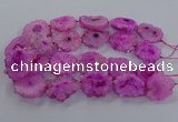 CNG2848 15.5 inches 30*40mm - 45*50mm freeform druzy agate beads