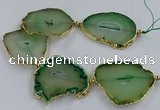 CNG2885 8 inches 40*50mm - 50*60mm freeform druzy agate beads