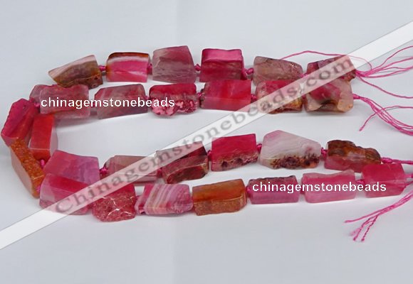 CNG2902 15.5 inches 12*16mm - 15*25mm freeform agate beads