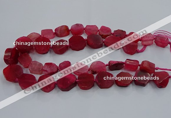 CNG2909 15.5 inches 12*16mm - 15*25mm freeform agate beads