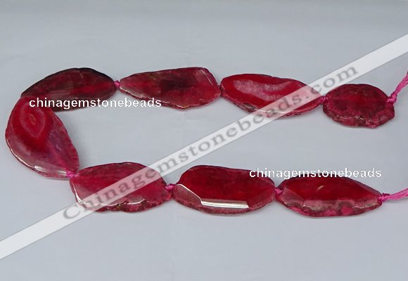 CNG2952 15.5 inches 25*35mm - 30*50mm freeform agate beads