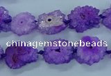 CNG2967 15.5 inches 8*10mm - 15*18mm freeform druzy agate beads