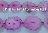 CNG2968 15.5 inches 8*10mm - 15*18mm freeform druzy agate beads