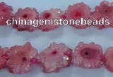 CNG2969 15.5 inches 8*10mm - 15*18mm freeform druzy agate beads