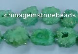 CNG2971 15.5 inches 8*10mm - 15*18mm freeform druzy agate beads