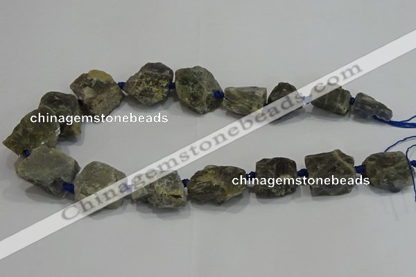 CNG3008 15.5 inches 15*20mm - 22*30mm nuggets labradorite beads