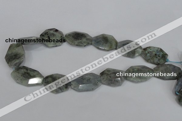 CNG302 15.5 inches 22*30mm faceted nuggets labradorite gemstone beads