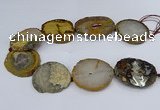 CNG3030 15.5 inches 35*40mm - 45*50mm freeform druzy agate beads