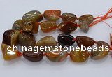 CNG3046 25*30mm - 30*40mm nuggets agate gemstone beads