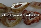 CNG3060 15.5 inches 13*18mm - 18*25mm freeform druzy agate beads