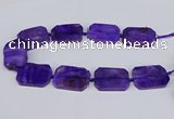 CNG3081 15.5 inches 30*40mm - 35*45mm freeform agate beads