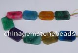 CNG3086 15.5 inches 30*40mm - 35*45mm freeform agate beads