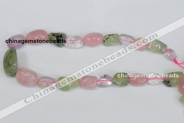 CNG310 15.5 inches 10*14mm – 20*22mm nuggets mixed quartz beads