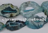 CNG3114 15.5 inches 13*18mm - 18*25mm freeform druzy agate beads