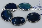 CNG3126 8 inches 45*55mm - 50*60mm freeform agate gemstone beads