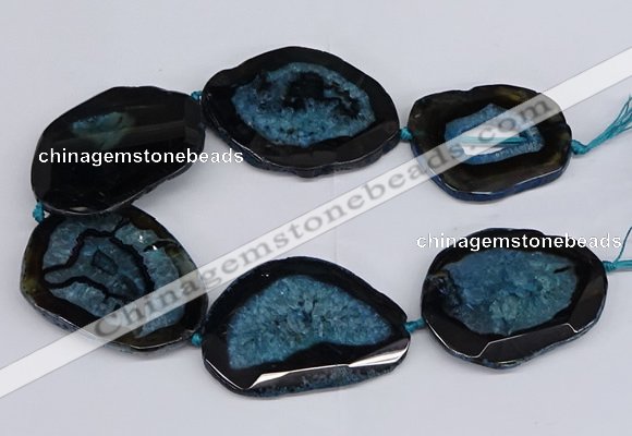 CNG3137 15.5 inches 45*50mm - 55*60mm freeform druzy agate beads