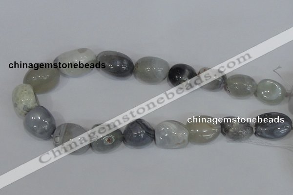 CNG315 15.5 inches 18*22mm nuggets botswana agate beads wholesale