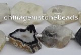 CNG3167 15.5 inches 15*20mm - 25*30mm freeform druzy agate beads
