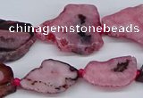 CNG3169 15.5 inches 15*20mm - 25*30mm freeform druzy agate beads