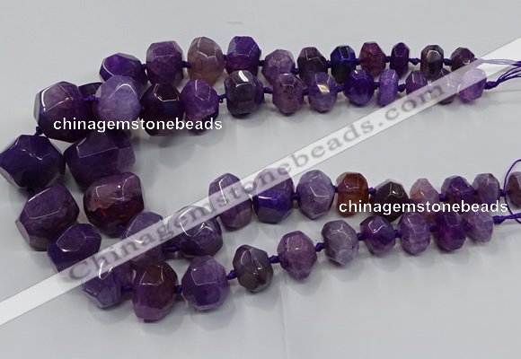 CNG3176 15.5 inches 12*16mm - 25*30mm nuggets agate beads