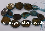 CNG3191 15.5 inches 35*45mm - 40*50mm freeform opal gemstone beads