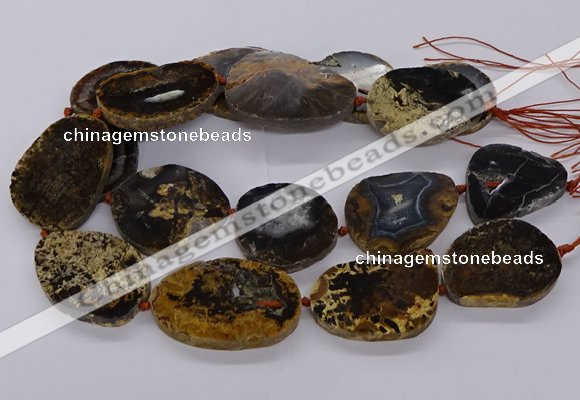 CNG3193 15.5 inches 35*45mm - 40*50mm freeform opal gemstone beads