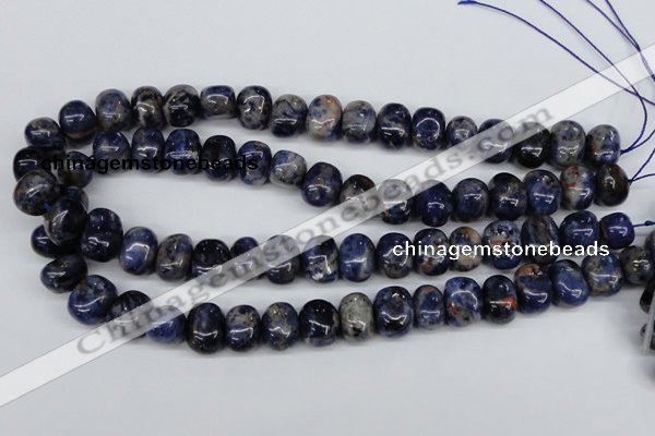 CNG32 15.5 inches 11*15mm nuggets sodalite gemstone beads