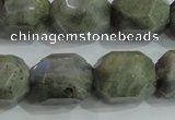 CNG320 15.5 inches 15*20mm faceted nuggets labradorite gemstone beads