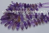 CNG3207 10*25mm - 12*45mm faceted nuggets ametrine beads