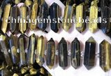 CNG3214 11*25mm - 12*45mm faceted nuggets yellow tiger eye beads