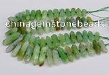 CNG3226 15.5 inches 10*20mm - 12*40mm faceted nuggets agate beads