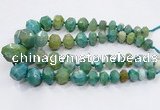 CNG3232 15.5 inches 12*16mm - 25*30mm nuggets agate beads