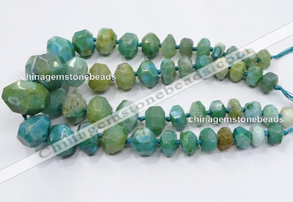 CNG3232 15.5 inches 12*16mm - 25*30mm nuggets agate beads