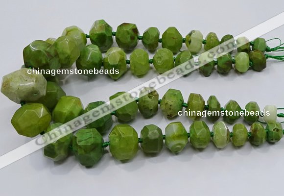 CNG3233 15.5 inches 12*16mm - 25*30mm nuggets agate beads