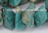 CNG3246 15.5 inches 25*35mm - 30*40mm nuggets amazonite beads