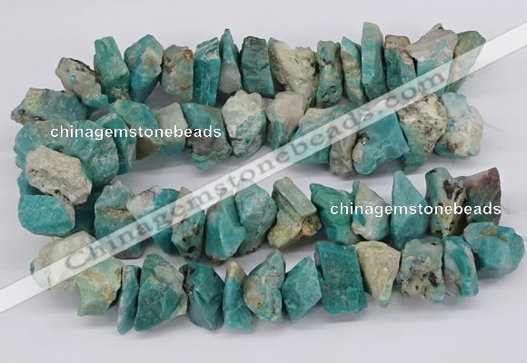 CNG3246 15.5 inches 25*35mm - 30*40mm nuggets amazonite beads