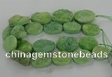 CNG3273 15.5 inches 22*30mm - 30*40mm freeform druzy agate beads