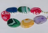 CNG3355 15.5 inches 40*50mm - 45*60mm freeform agate beads