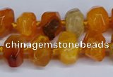 CNG3365 15.5 inches 10*14mm - 12*16mm nuggets agate beads