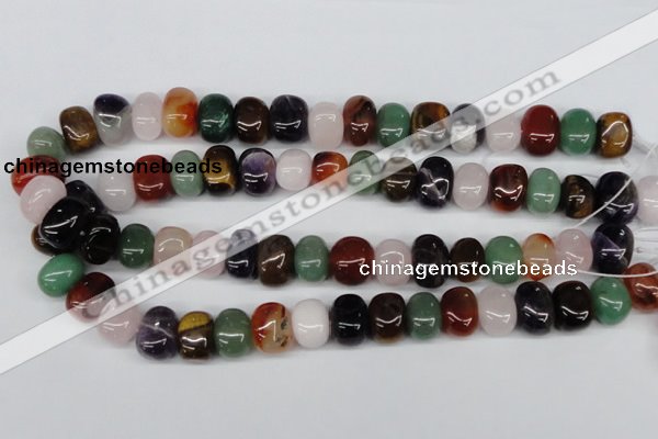 CNG34 15.5 inches 11*15mm nuggets mixed gemstone beads