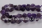 CNG3423 15.5 inches 15*20mm - 20*30mm nuggets amethyst beads