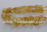 CNG3424 15.5 inches 15*20mm - 20*30mm nuggets citrine beads