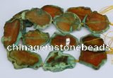 CNG3460 15.5 inches 35*40mm - 45*55mm freeform agate beads