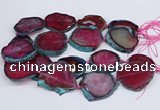 CNG3462 15.5 inches 35*40mm - 45*55mm freeform agate beads