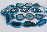 CNG3490 15.5 inches 35*40mm - 45*55mm freeform agate beads