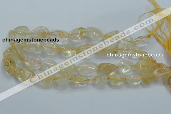 CNG350 15.5 inches 13*18mm - 20*25mm nuggets citrine gemstone beads