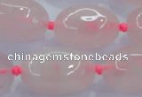 CNG351 15.5 inches 15*20mm - 25*30mm nuggets rose quartz beads