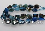 CNG3510 15.5 inches 15*20mm - 18*25mm faceted nuggets agate beads