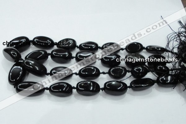 CNG352 15.5 inches 15*20mm - 20*35mm nuggets obsidian beads