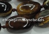 CNG353 15.5 inches 15*20mm - 20*35mm nuggets tiger eye beads